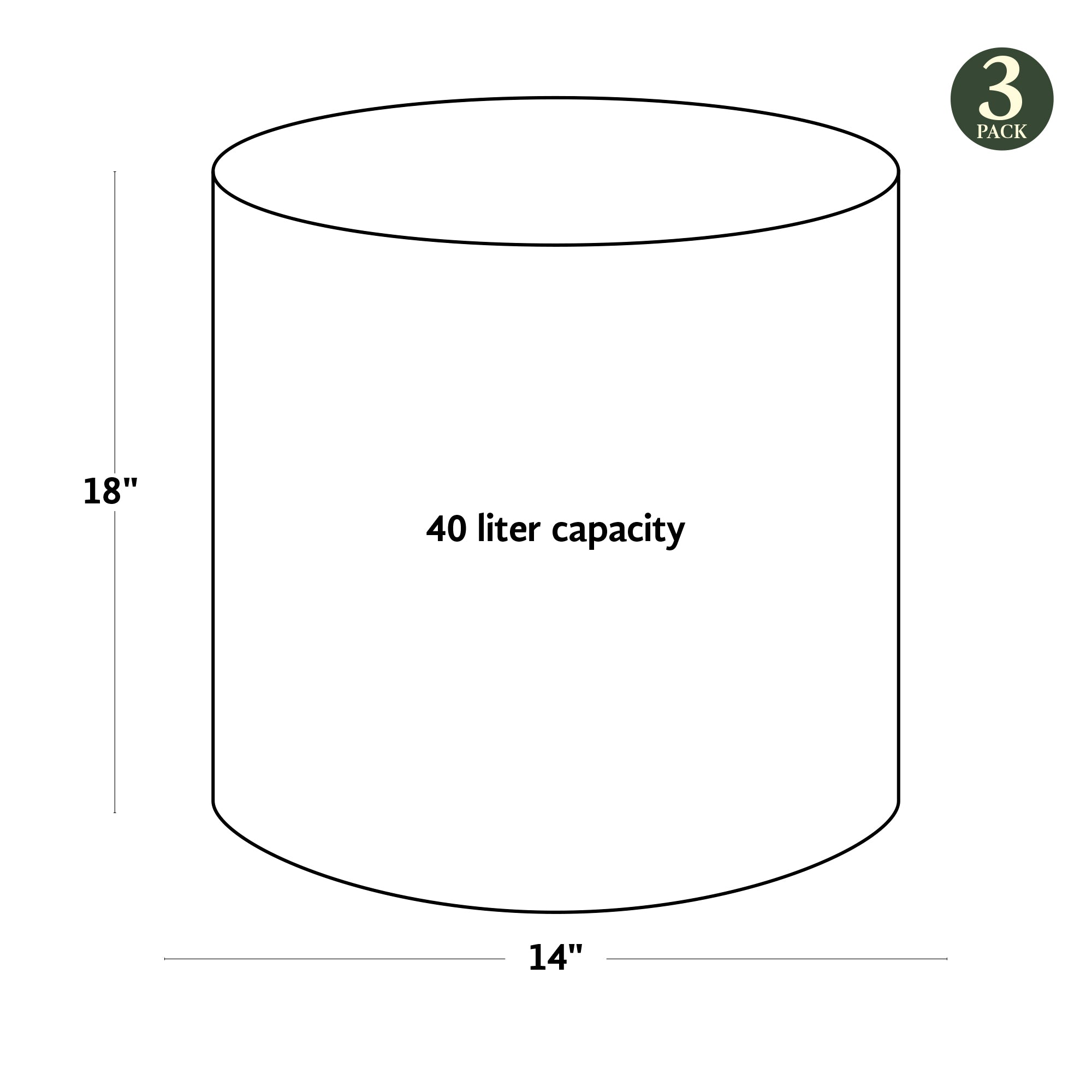Potato/Tomato Patio Planter 3pk