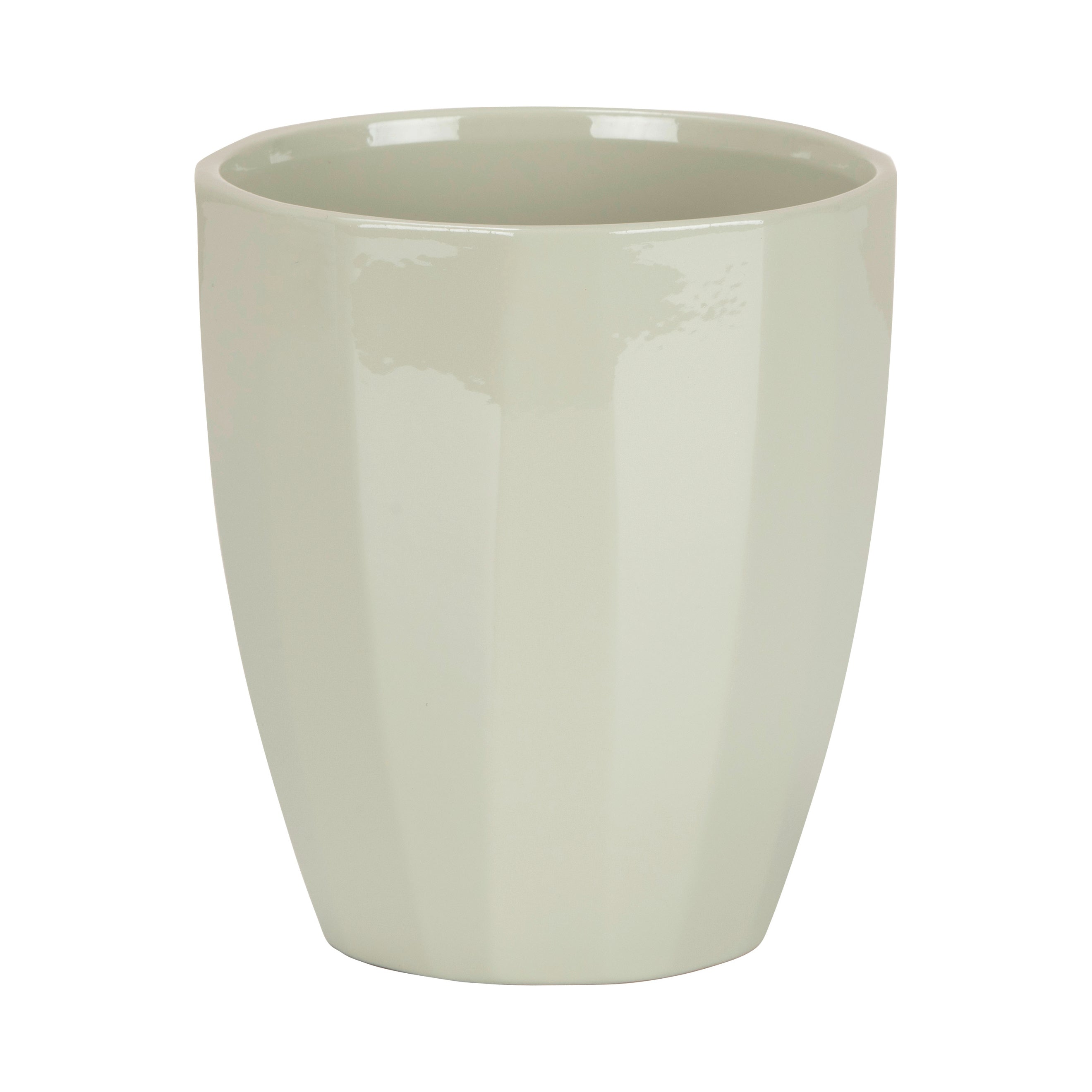 4.75" Green Ceramic Elegance Pot