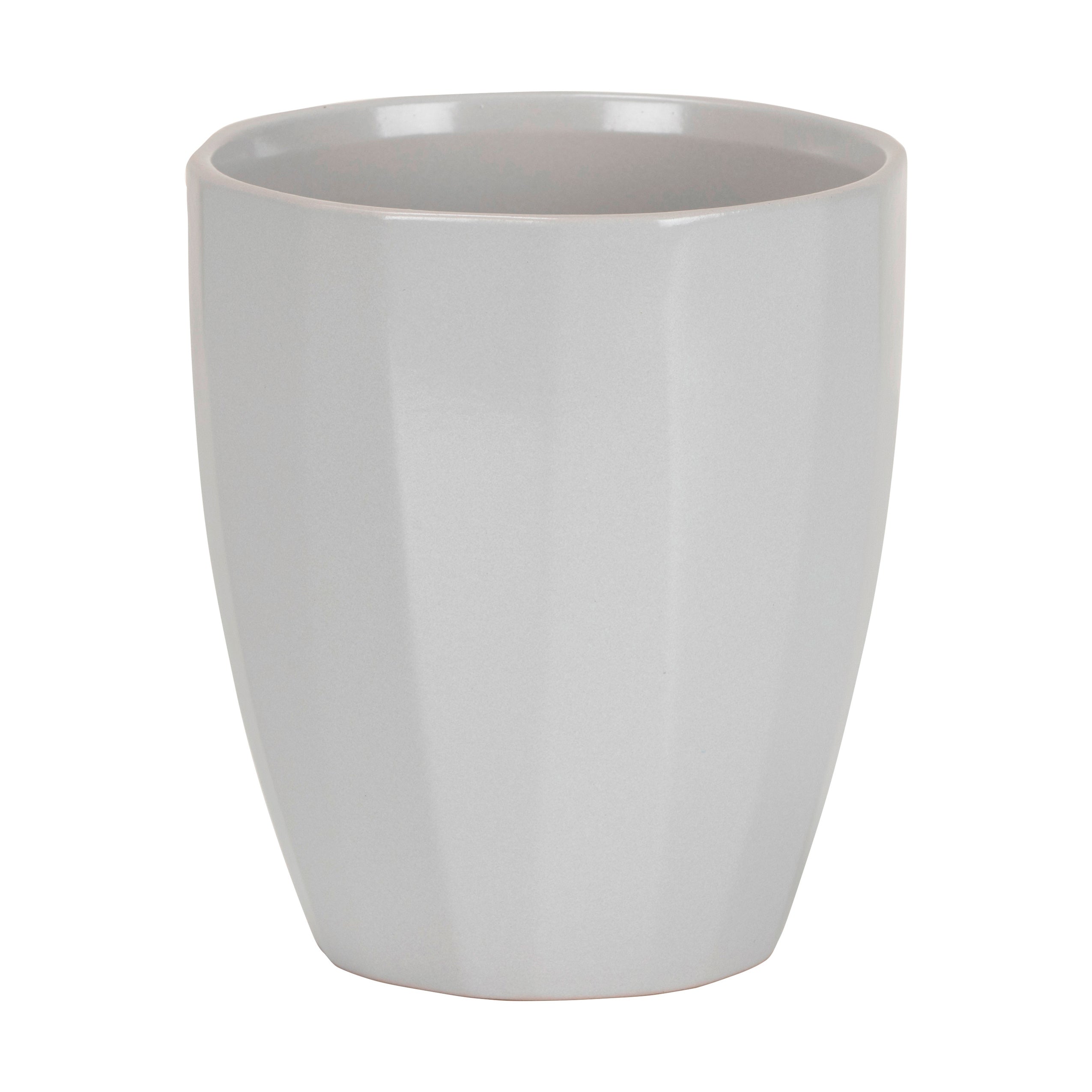 5" Gray Ceramic Elegance Pot
