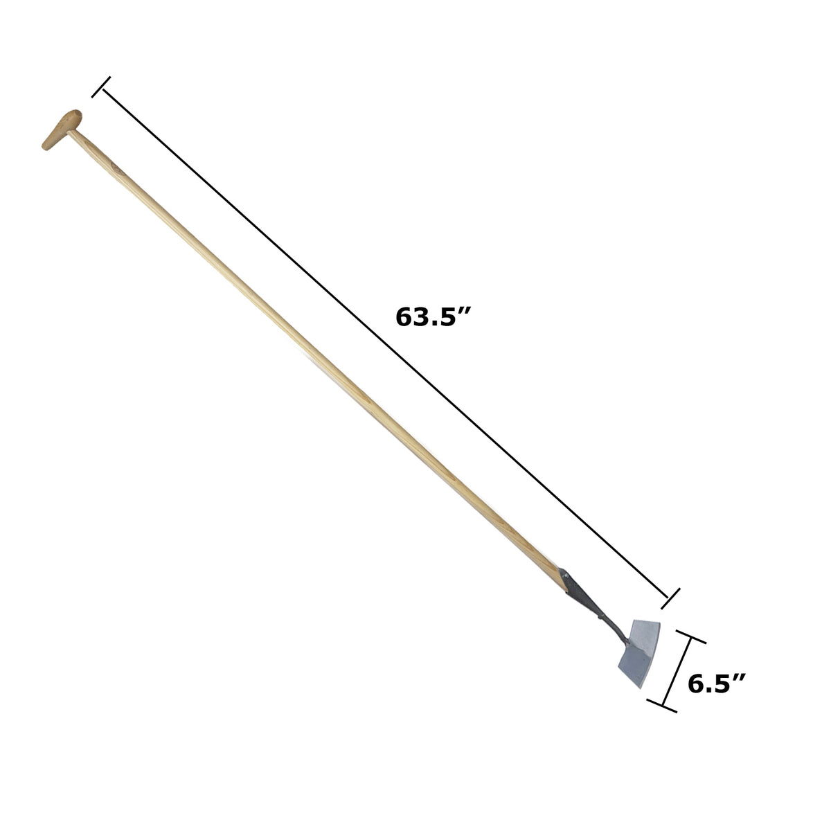 DeWit Hoe - Dutch Push Long Handle P-Grip