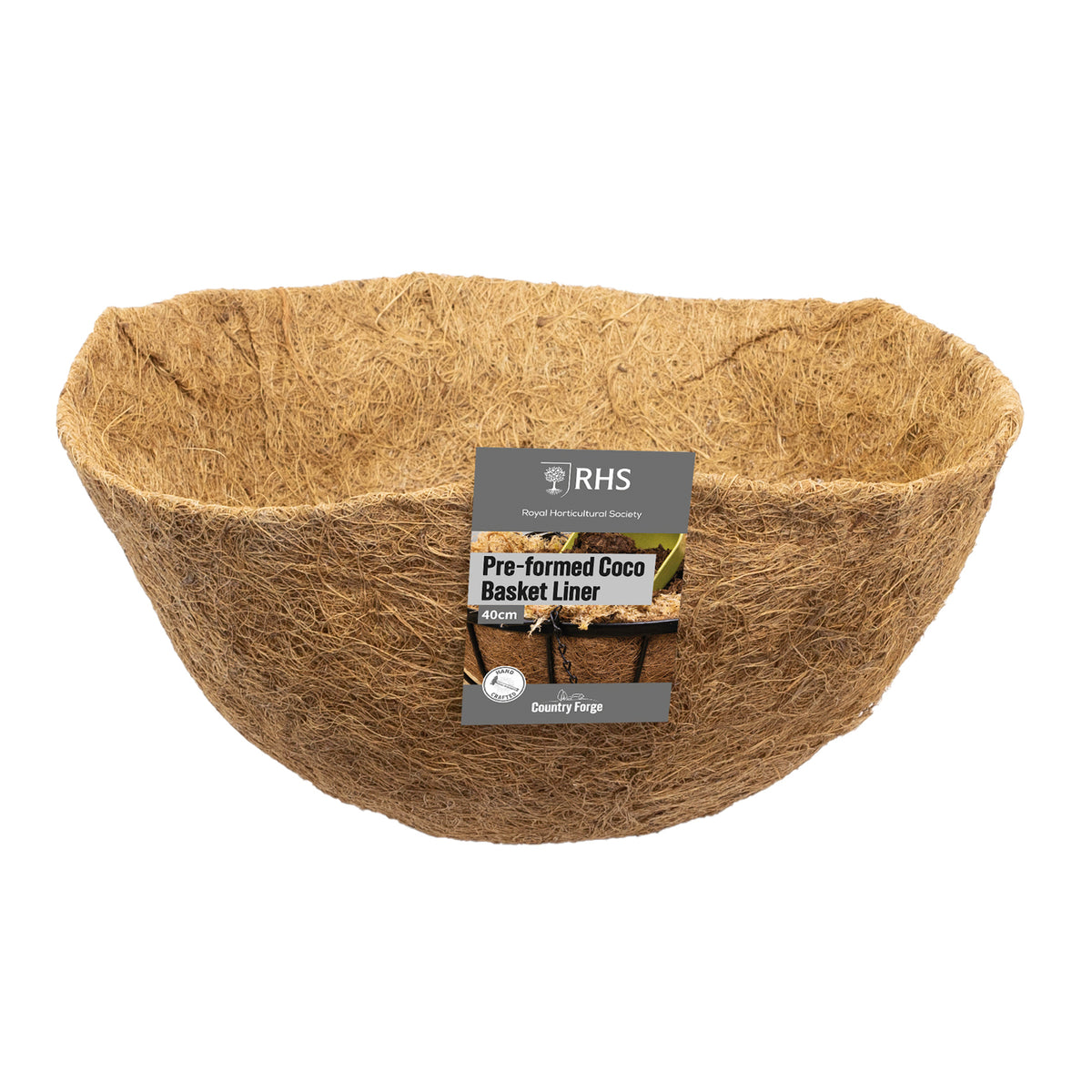 16" Preformed Coco Basket Liner RHS