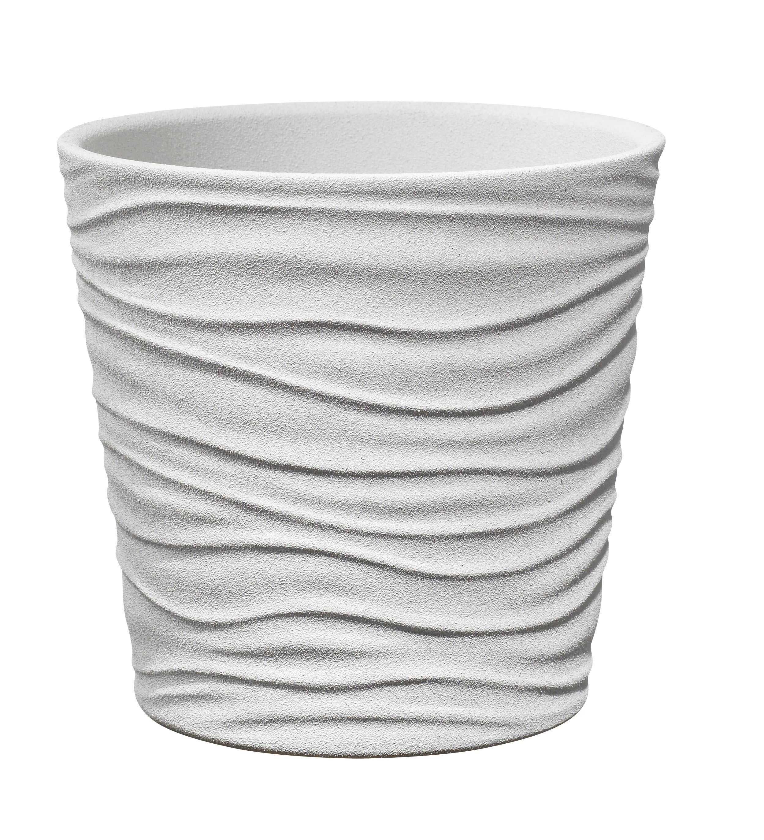 3.9" White Ceramic Sonora Pot