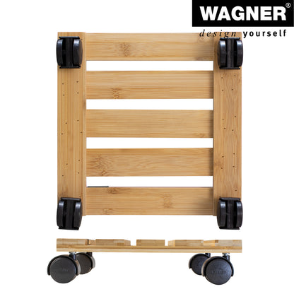 11.4" Square Bamboo Plant Caddy