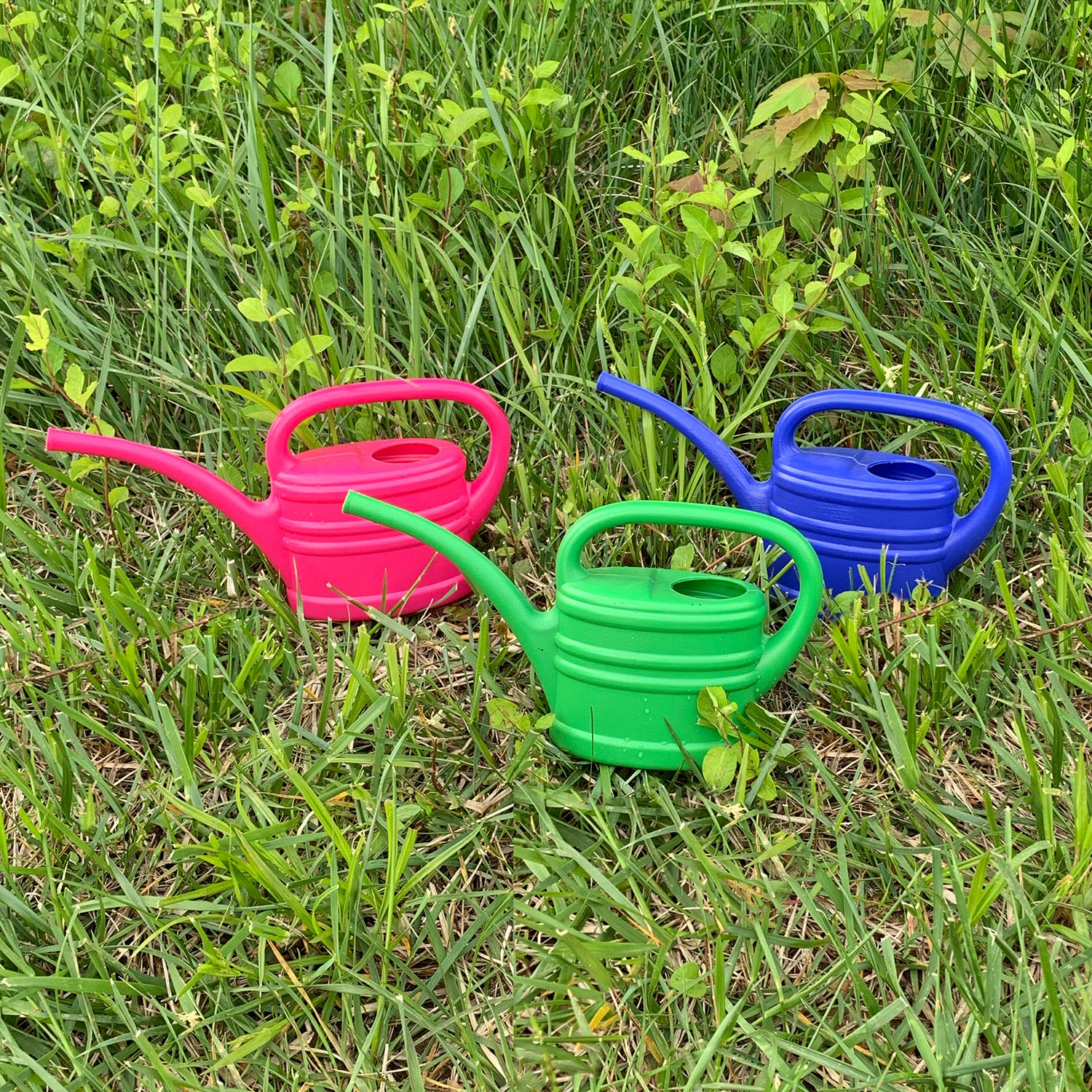 1 pt Blue Plastic Watering Can