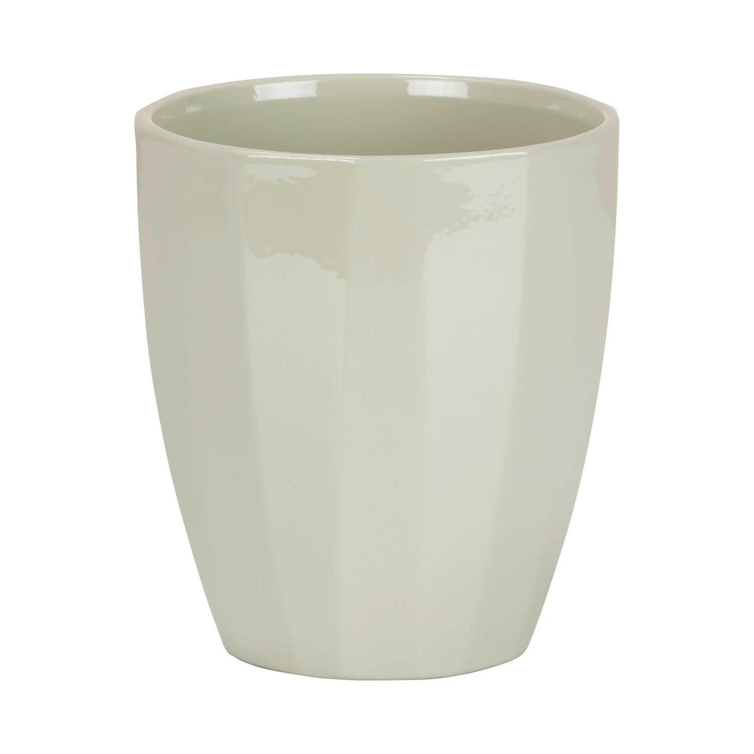 4.75" Green Ceramic Elegance Pot