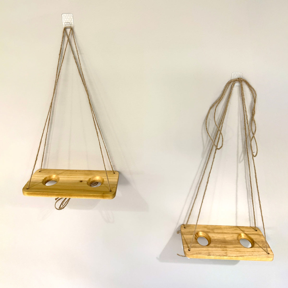 Double Air Plant Swing Set with Stone Turtle