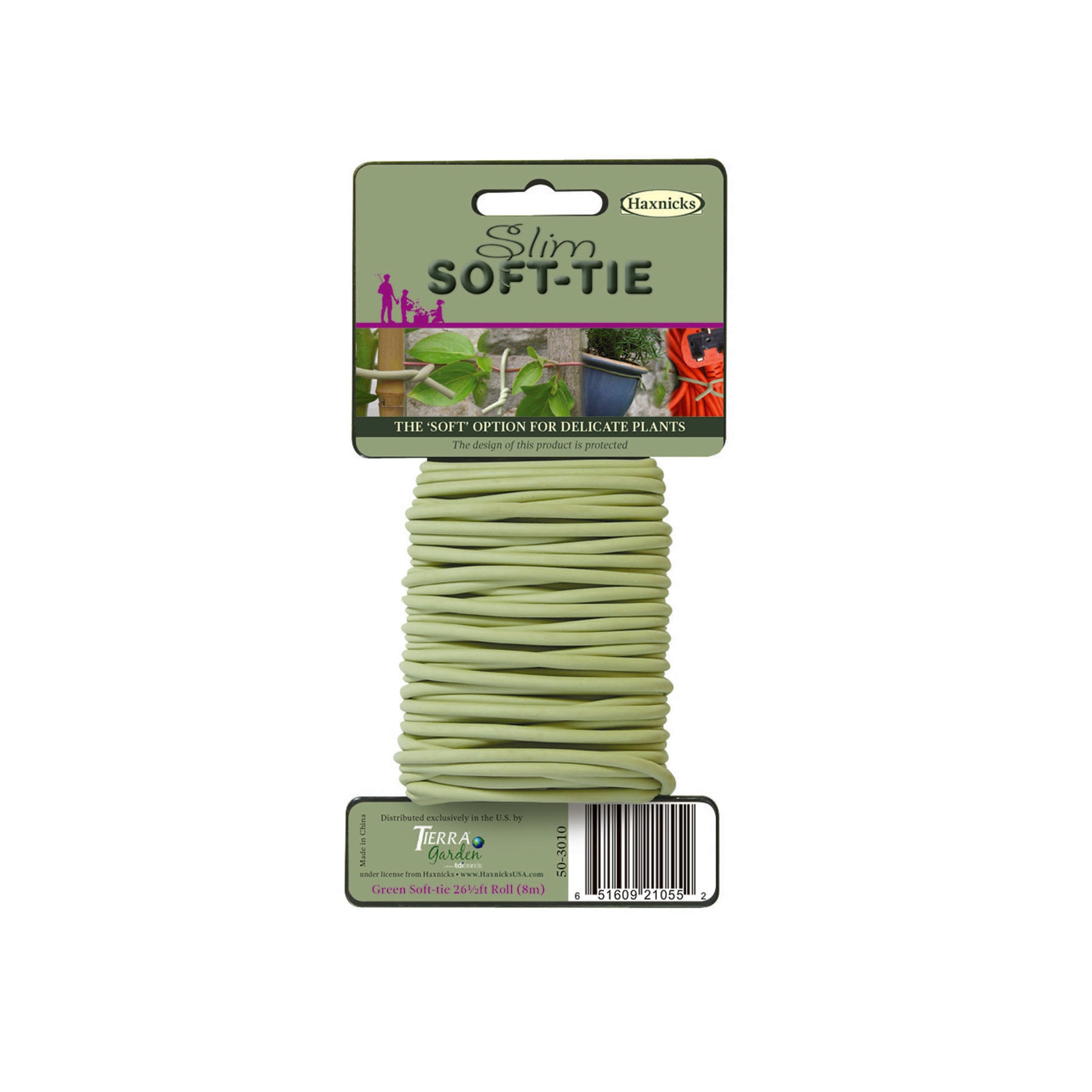 Slim Green Soft Tie