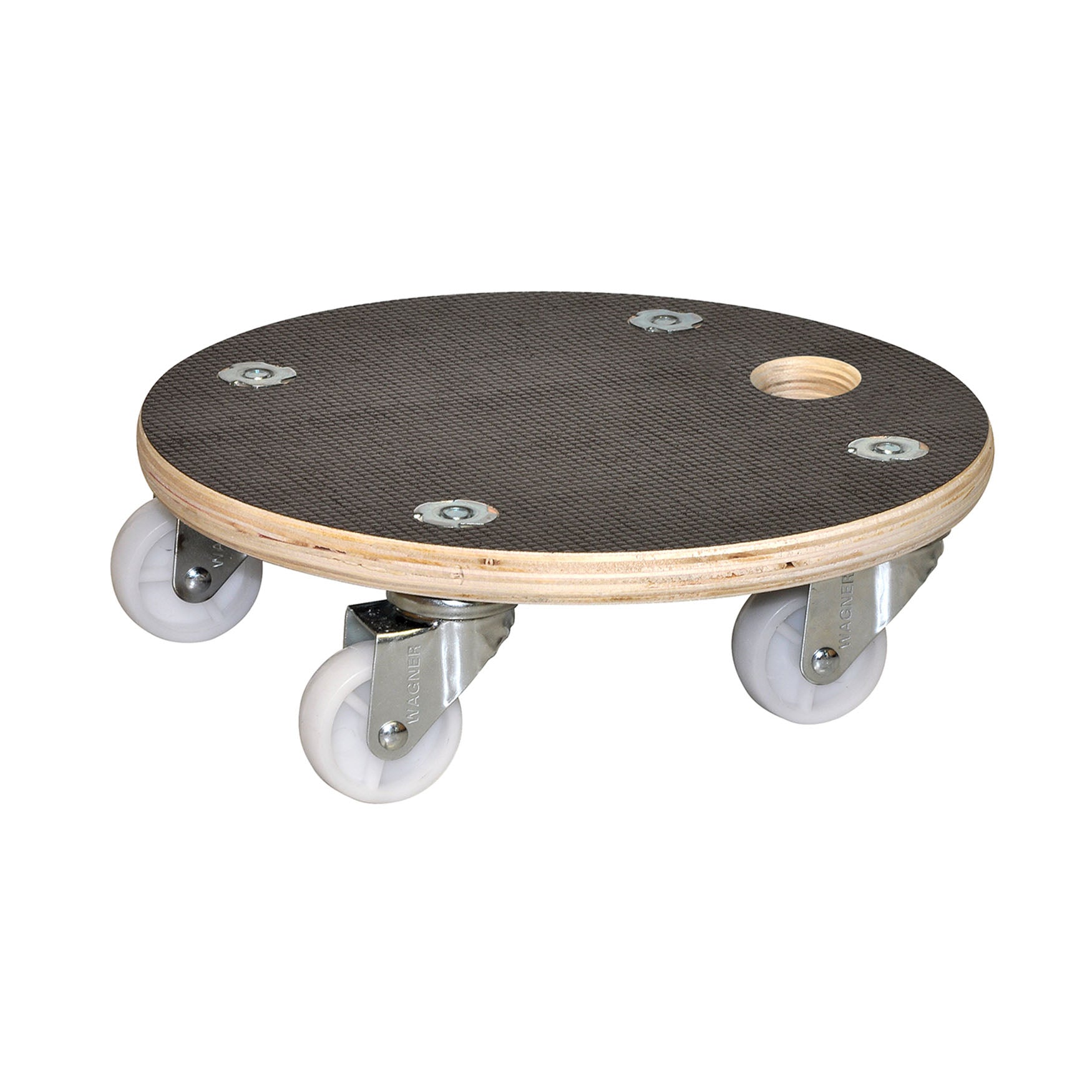 11.4" Black Round MaxiGrip Plant Caddy