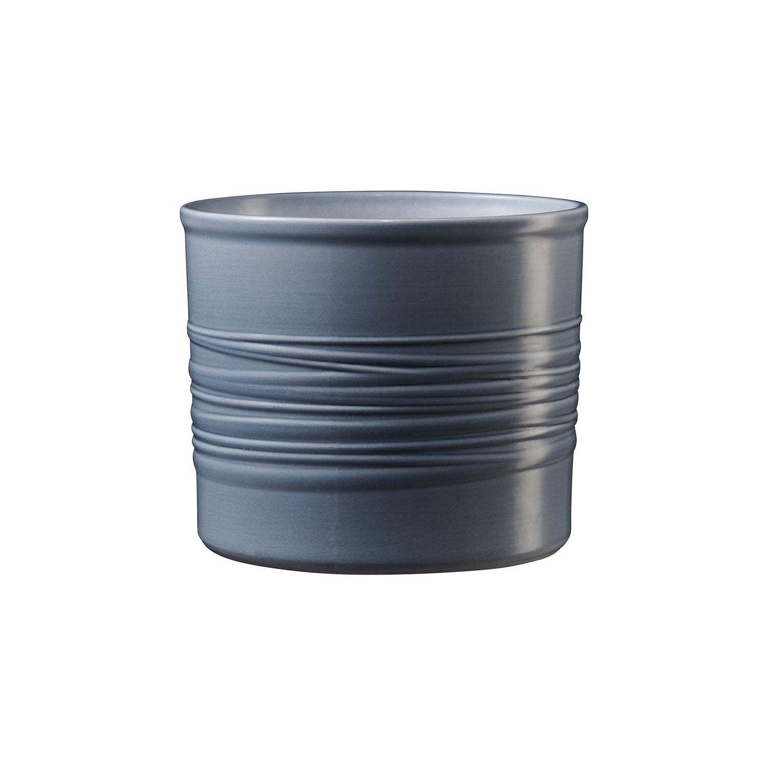3.1" Blue-Gray Ceramic Laos Pot