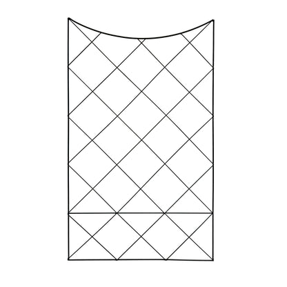 Crescent Wall Trellis RHS
