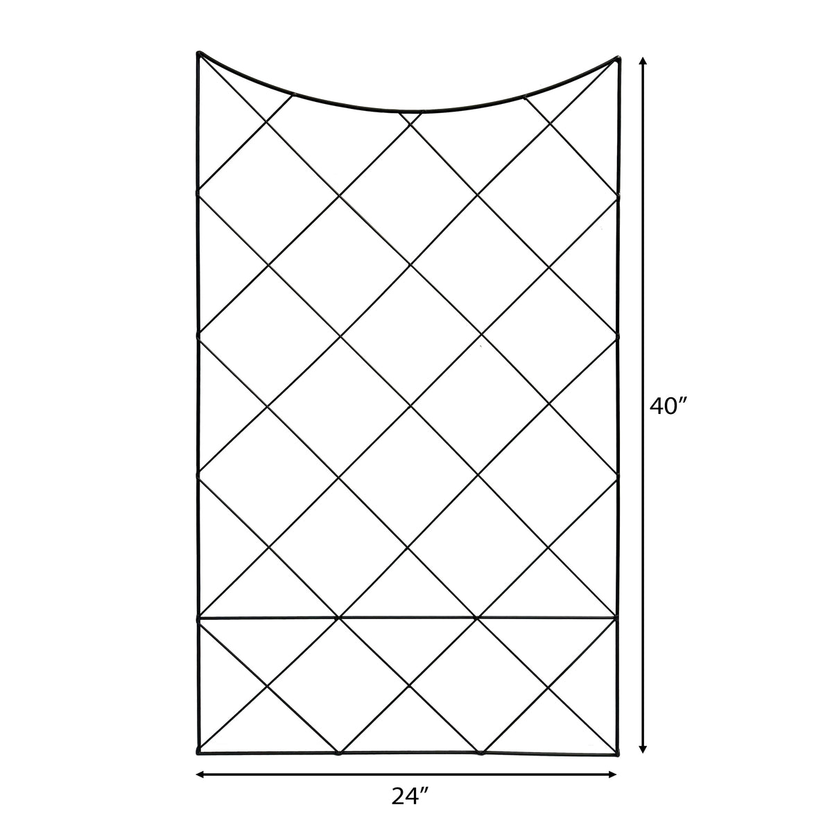 Crescent Wall Trellis RHS