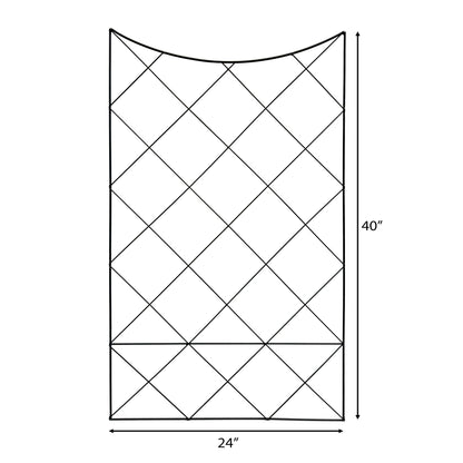 Crescent Wall Trellis RHS