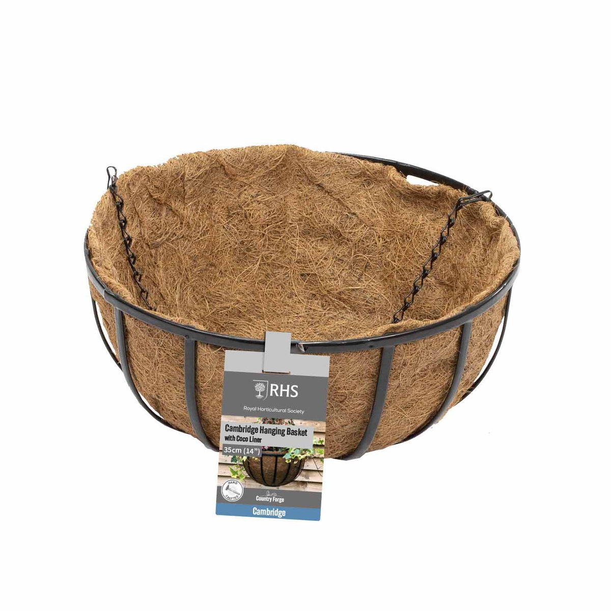 14" Cambridge Premium Hanging Basket with Coco Liner RHS