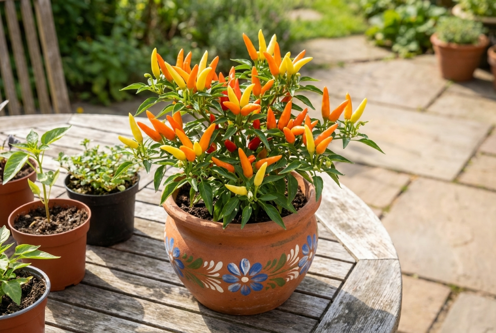 ‘Basket of Fire’ Peppers (Capsicum annuum ‘Basket of Fire’) - QT