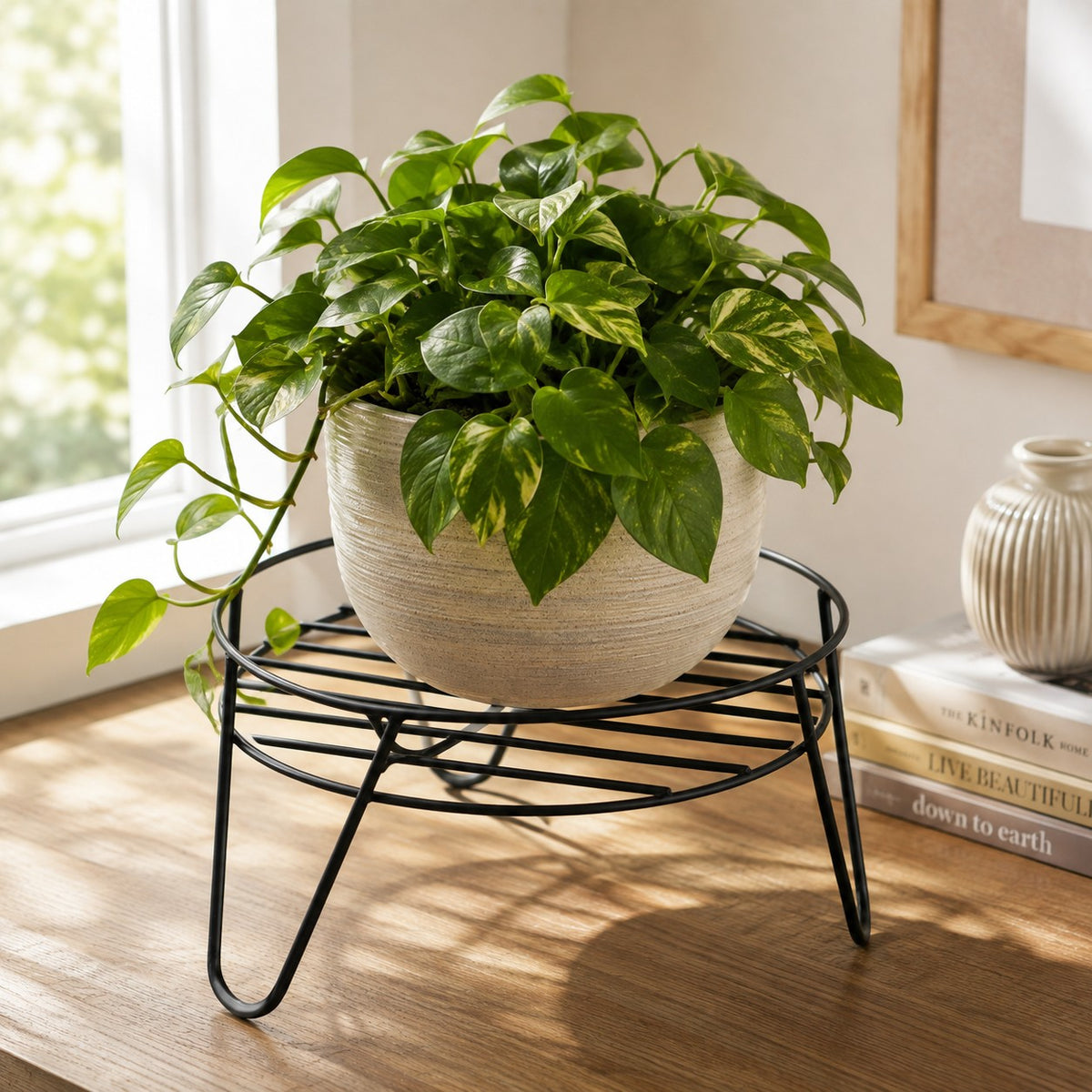 Short Metal Plant Stand