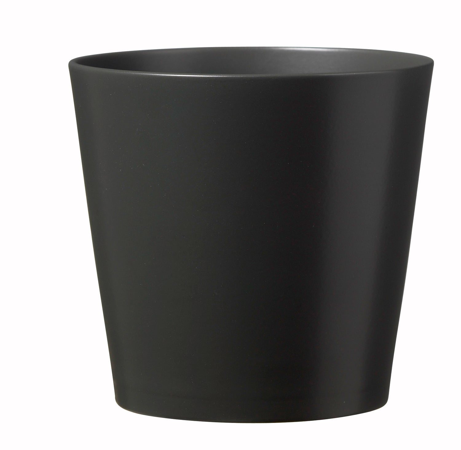 11" Matte Anthracite Ceramic Dallas Esprit Pot